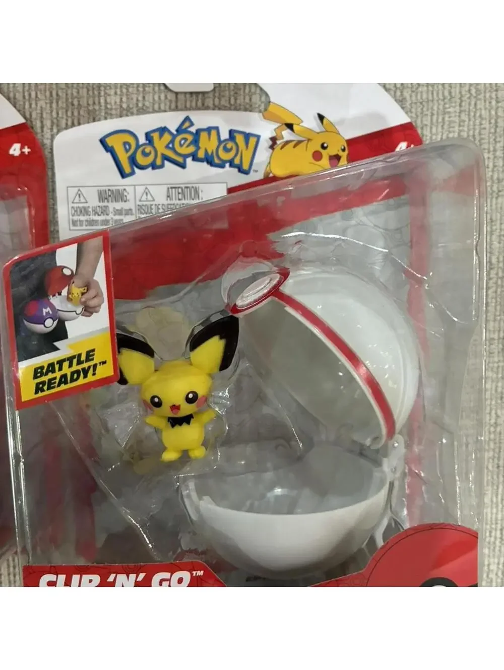 Pokémon Clip 'n' Go Pikachu Pals Pichu figure #PokemonCollectibles